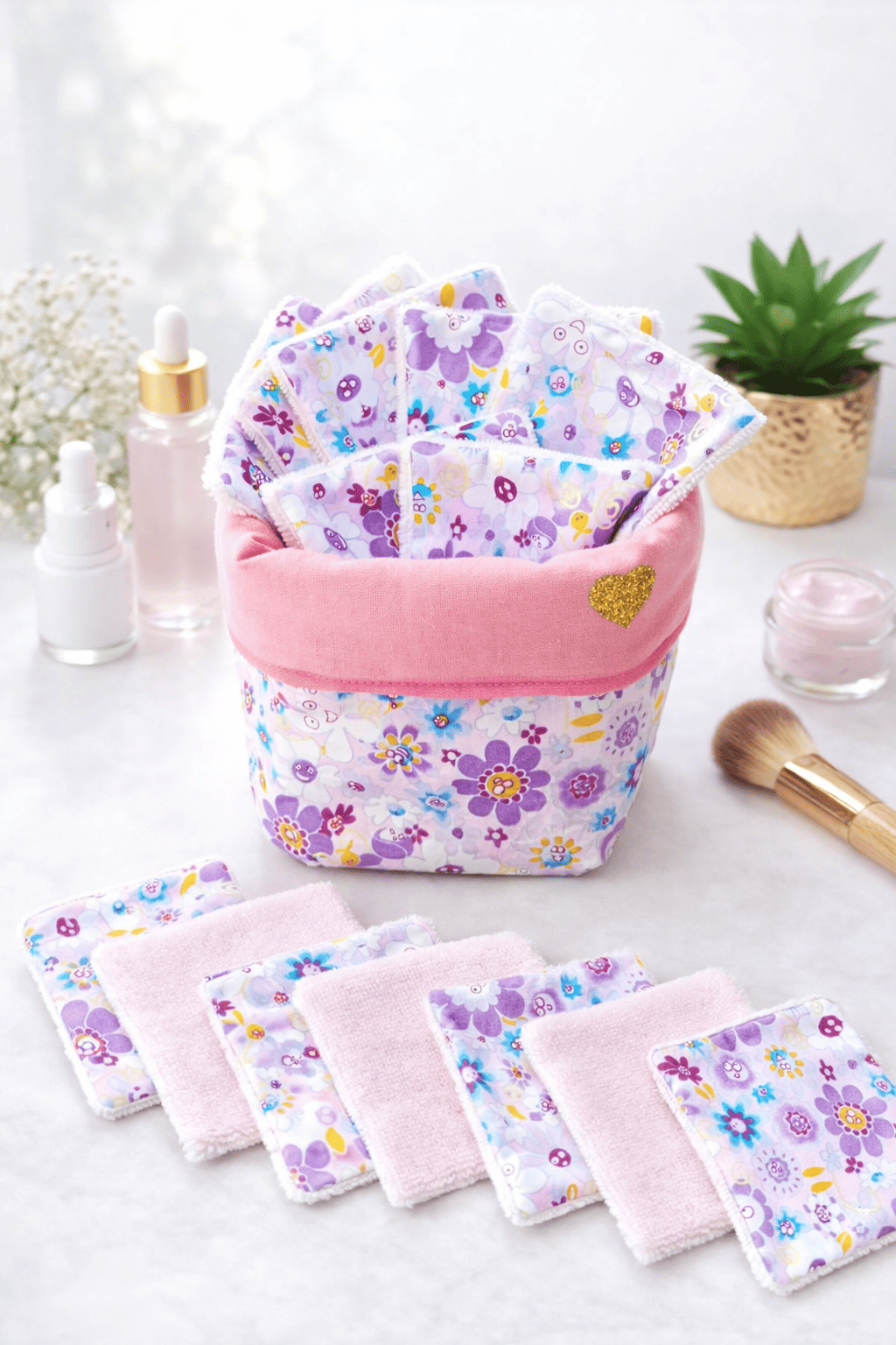 Panière + lot de lingettes