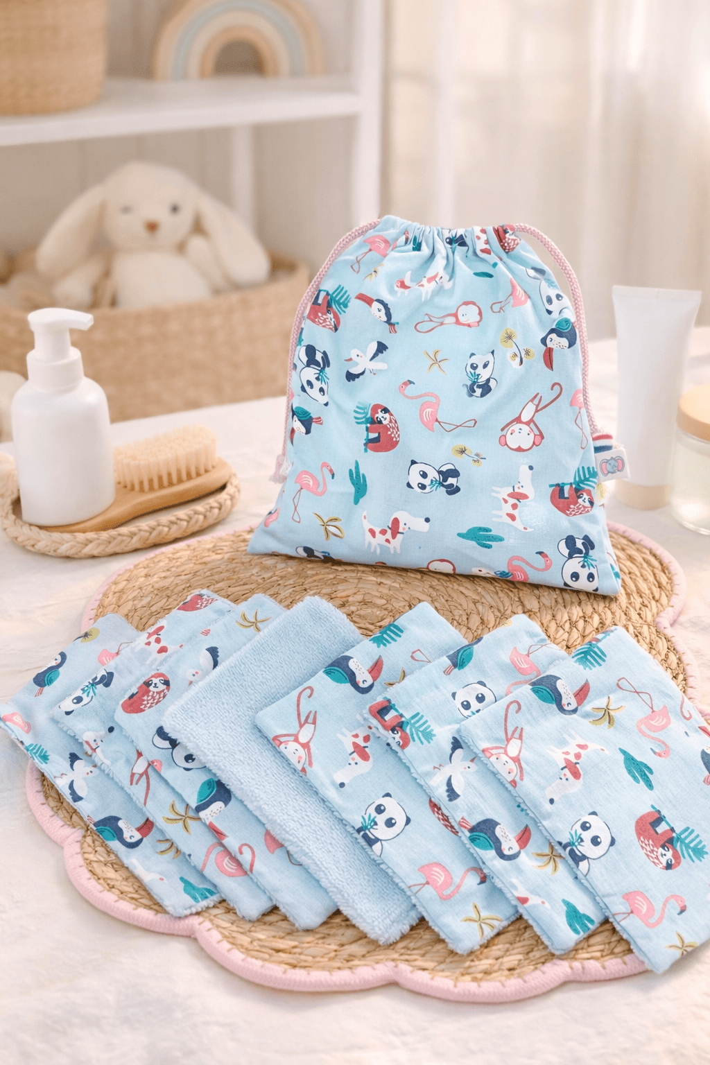 Pochon + lot de lingettes