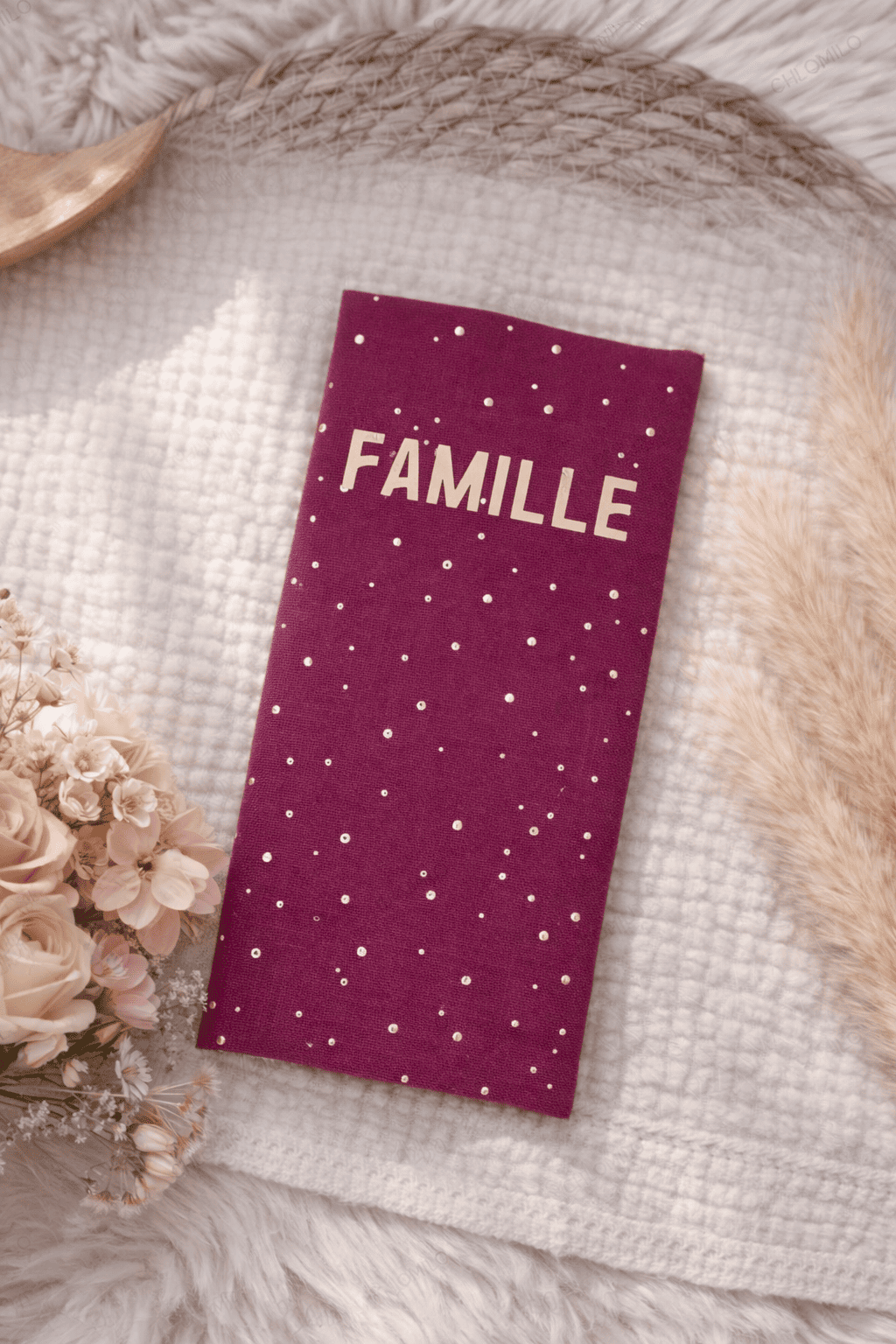 Protège livret de famille uni