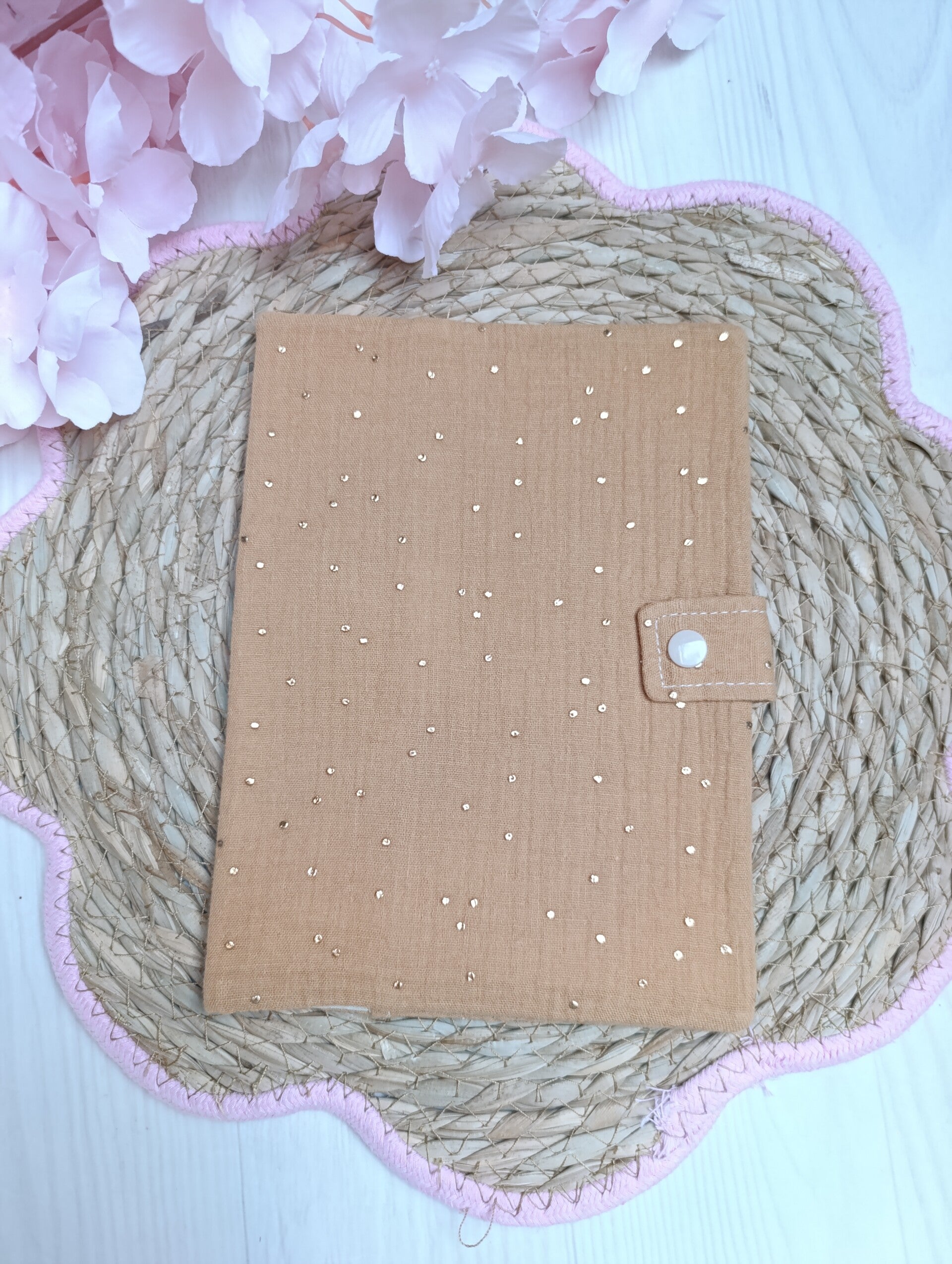 Protège carnet de santé Camel glitter