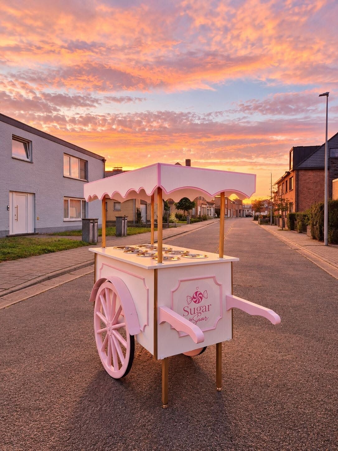 Sweet cart inclusief snoep