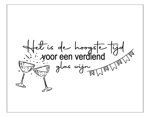Borrel feest plank