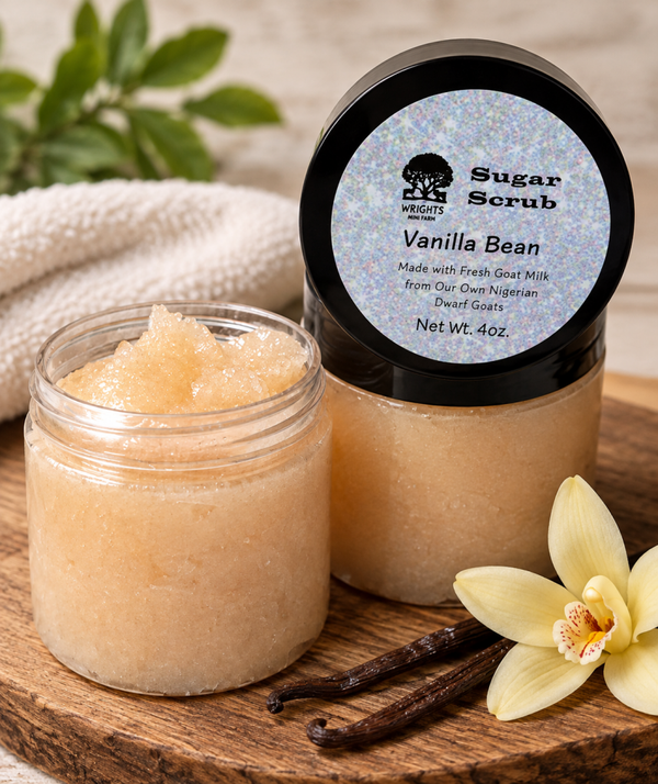 Vanilla Bean Goat Milk Sugar Scrub