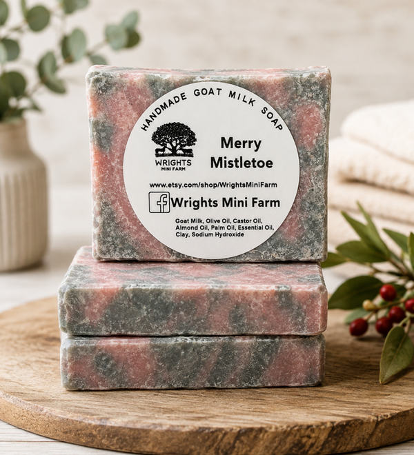Merry Mistletoe Goat Milk Soap
