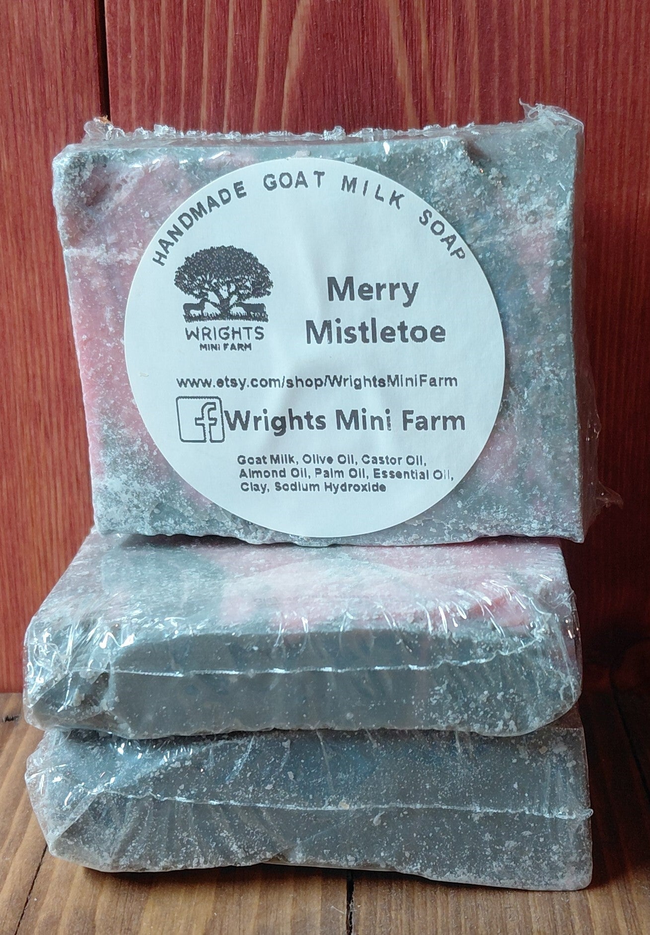 Merry Mistletoe Goat Milk Soap