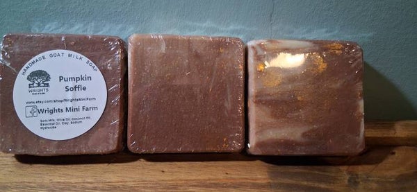 Pumpkin Souffle Goat Soap