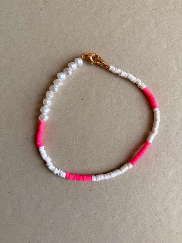 Telefoonkoord – Sweet Pink of Orange Chic