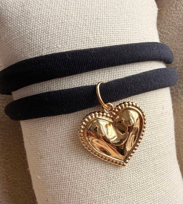 Armband bandje met groot hart