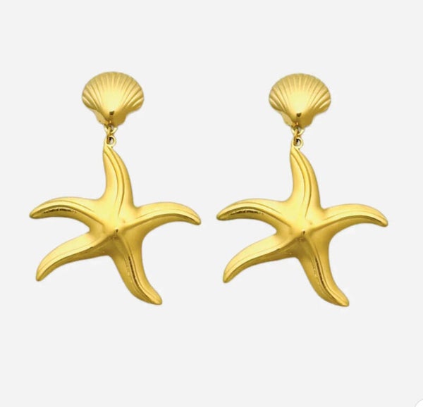 Oorhangers met zeester