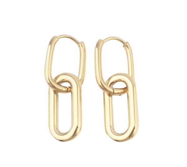 Oorringen ovale bedel