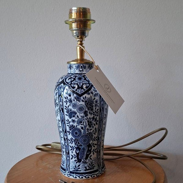 Lampenvoet Delftsblauwe vaas