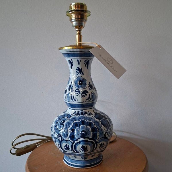 Lampenvoet Delftsblauwe vaas
