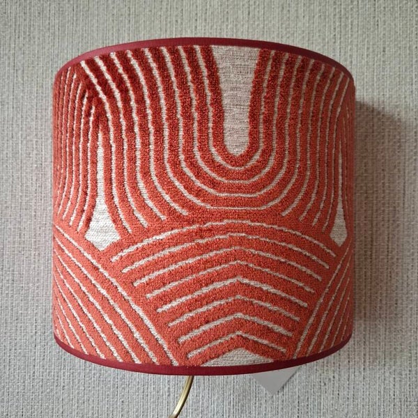 Chenille bogen rood