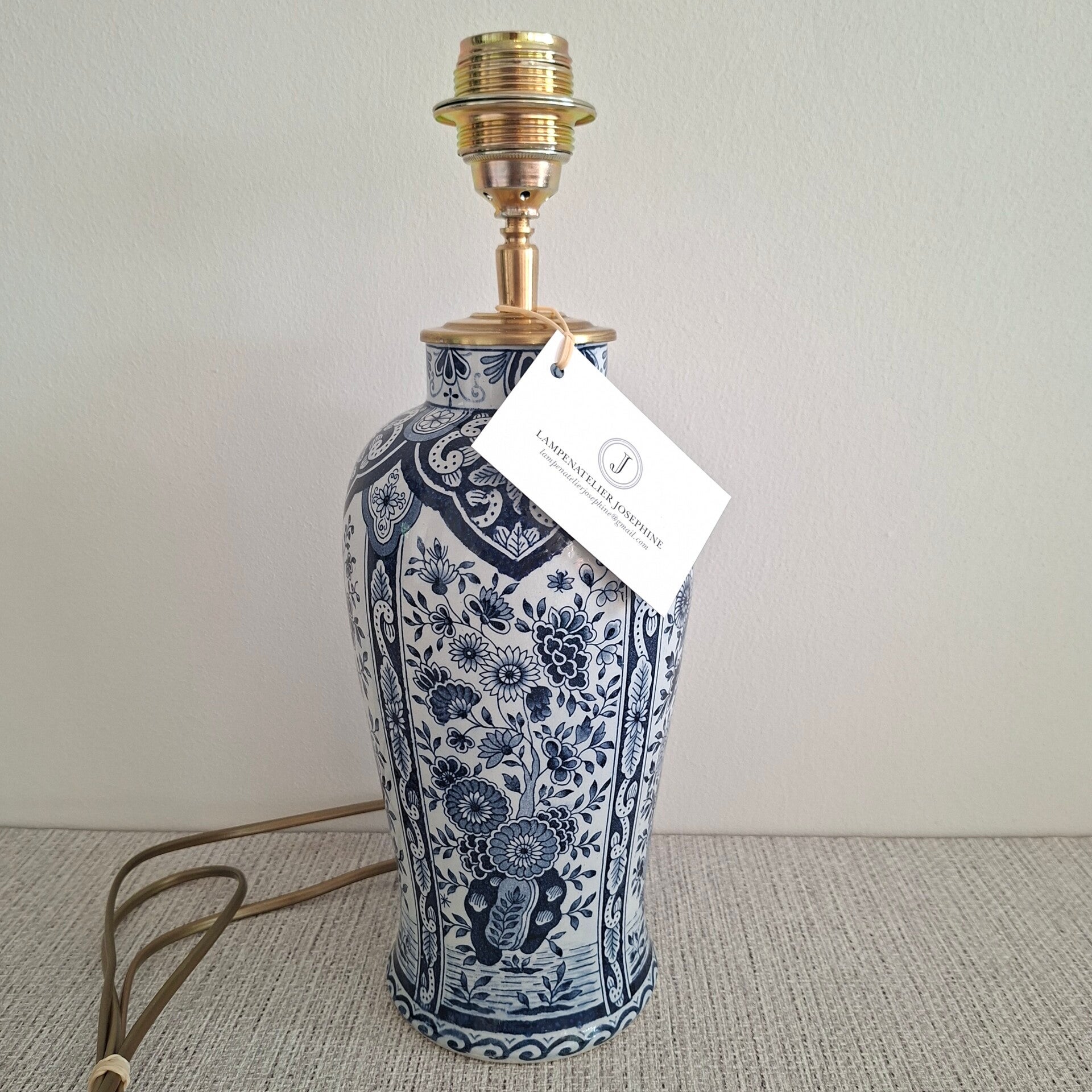 Lampenvoet Delftsblauw by Boch