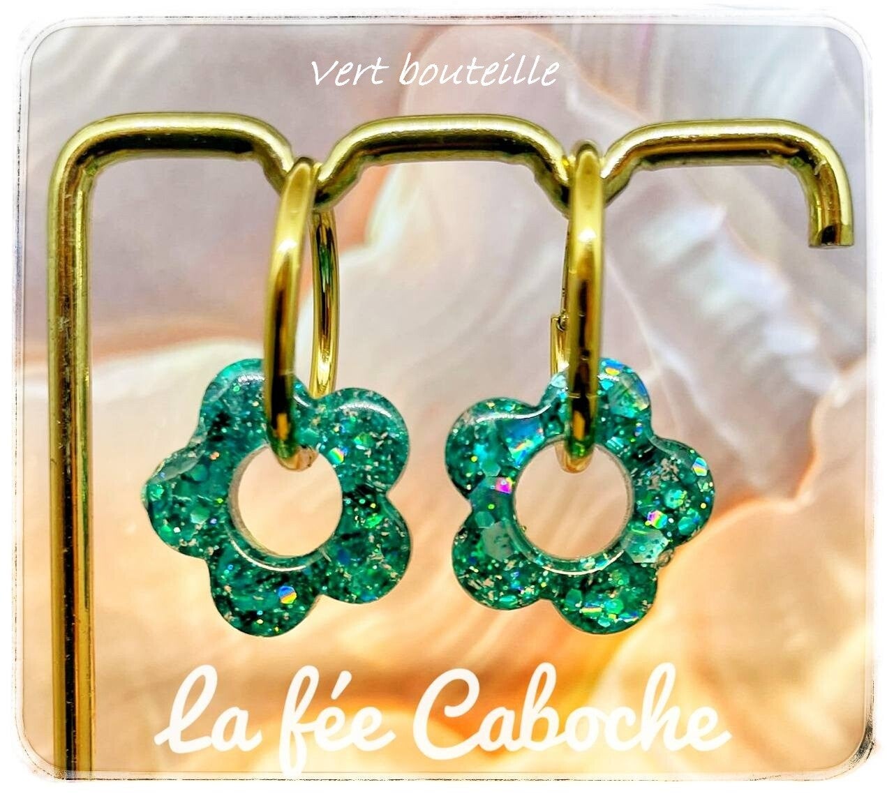 Fleur de fée, vert bouteille