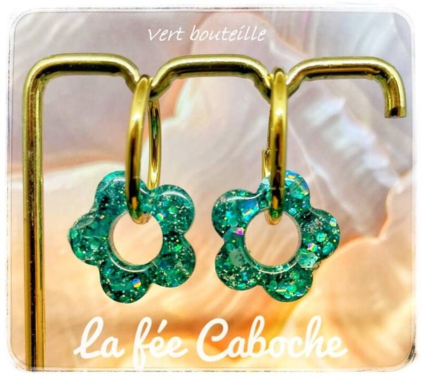 Fleur de fée, vert bouteille