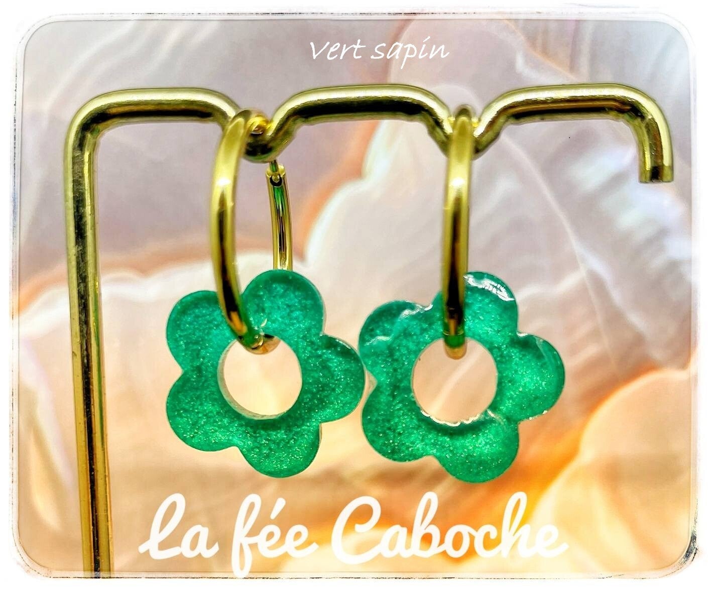 Fleur de fée, vert sapin