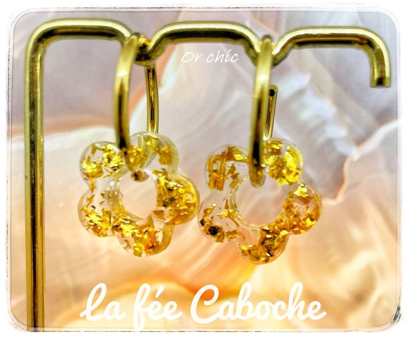 Fleur de fée, or chic