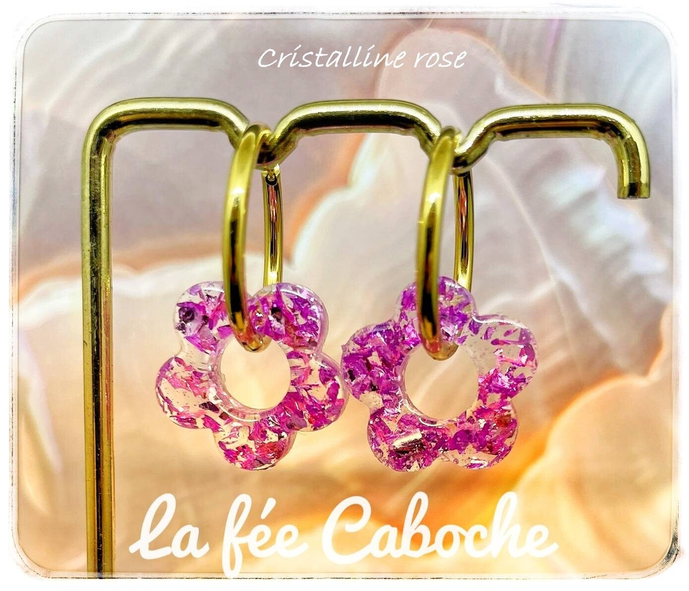 Fleur de fée, cristalline rose