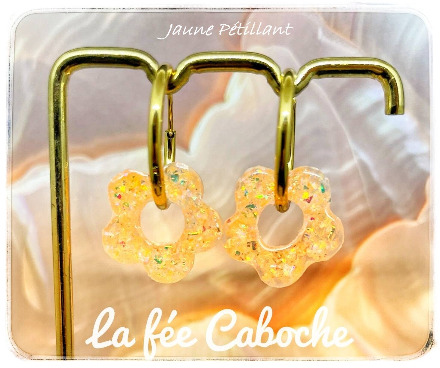 Fleur de fée, jaune petillant