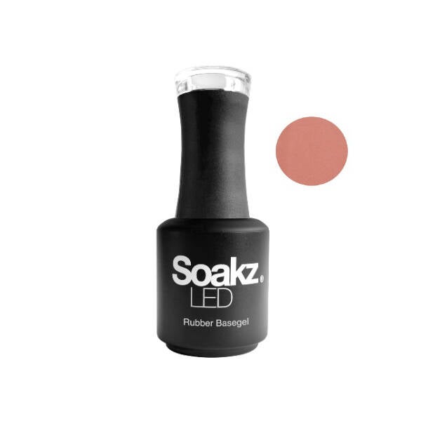 Soakz rubber basegel peach