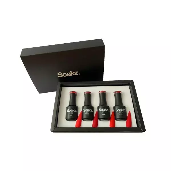 Soakz gellak collectie 'A toutch of red'