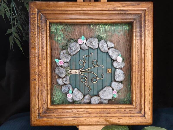 Elfen deur/Fairy door 3D schilderij Medium