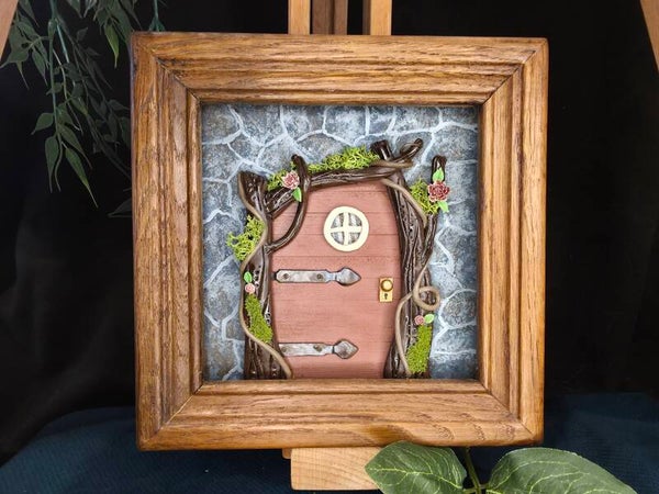 Elfen deur/Fairy door 3D schilderij Medium
