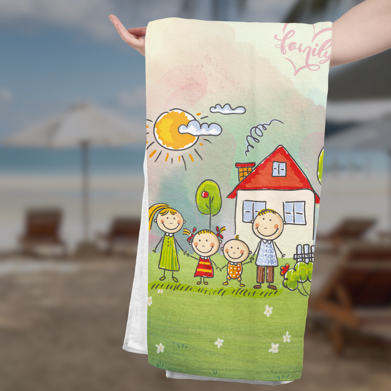 Badetuch-Design