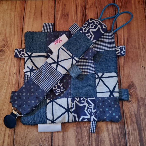 Set Fupdoek en Fupkoord Blue Stars