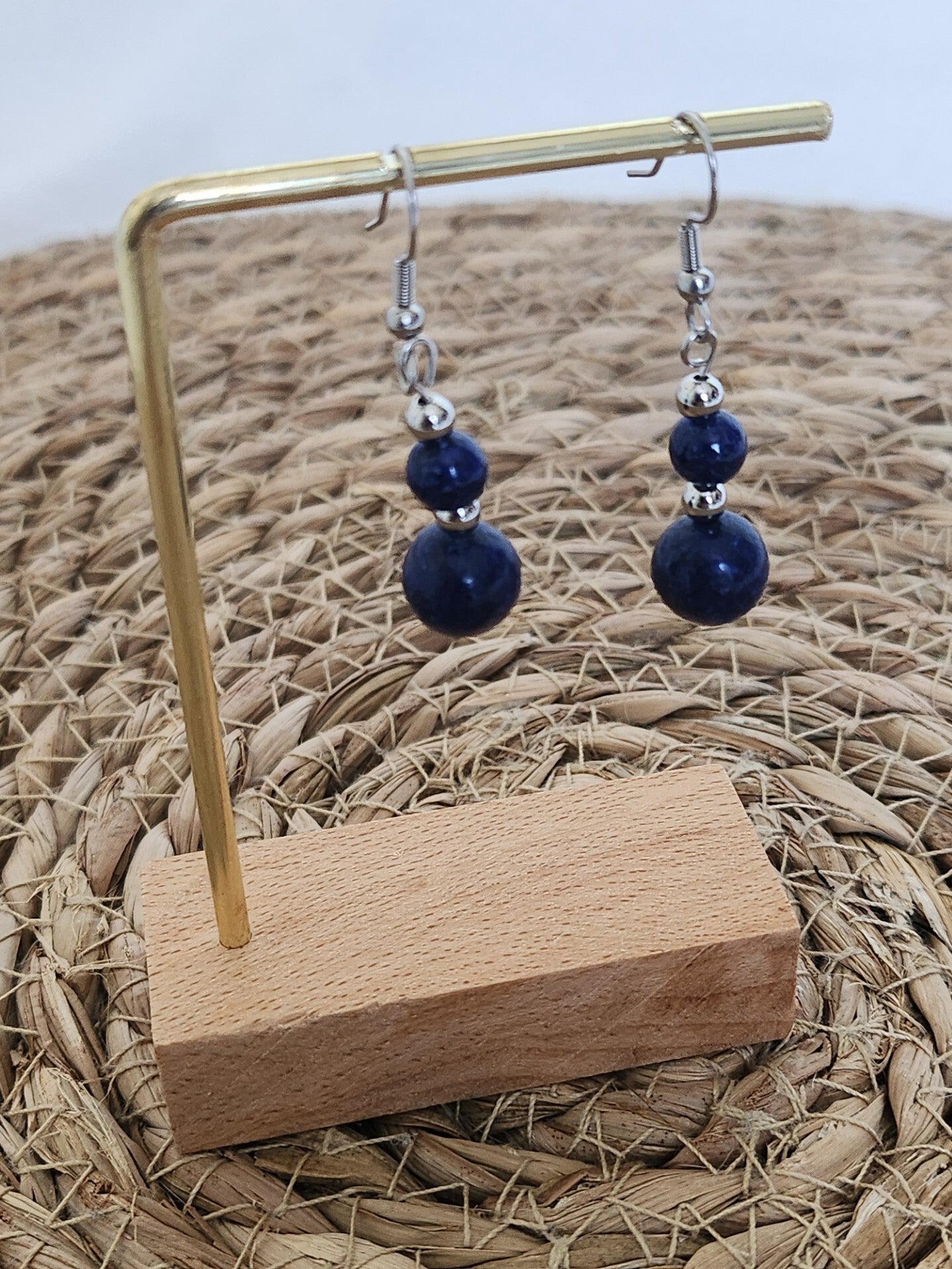 Boucles d'oreilles Lapis Lazuli