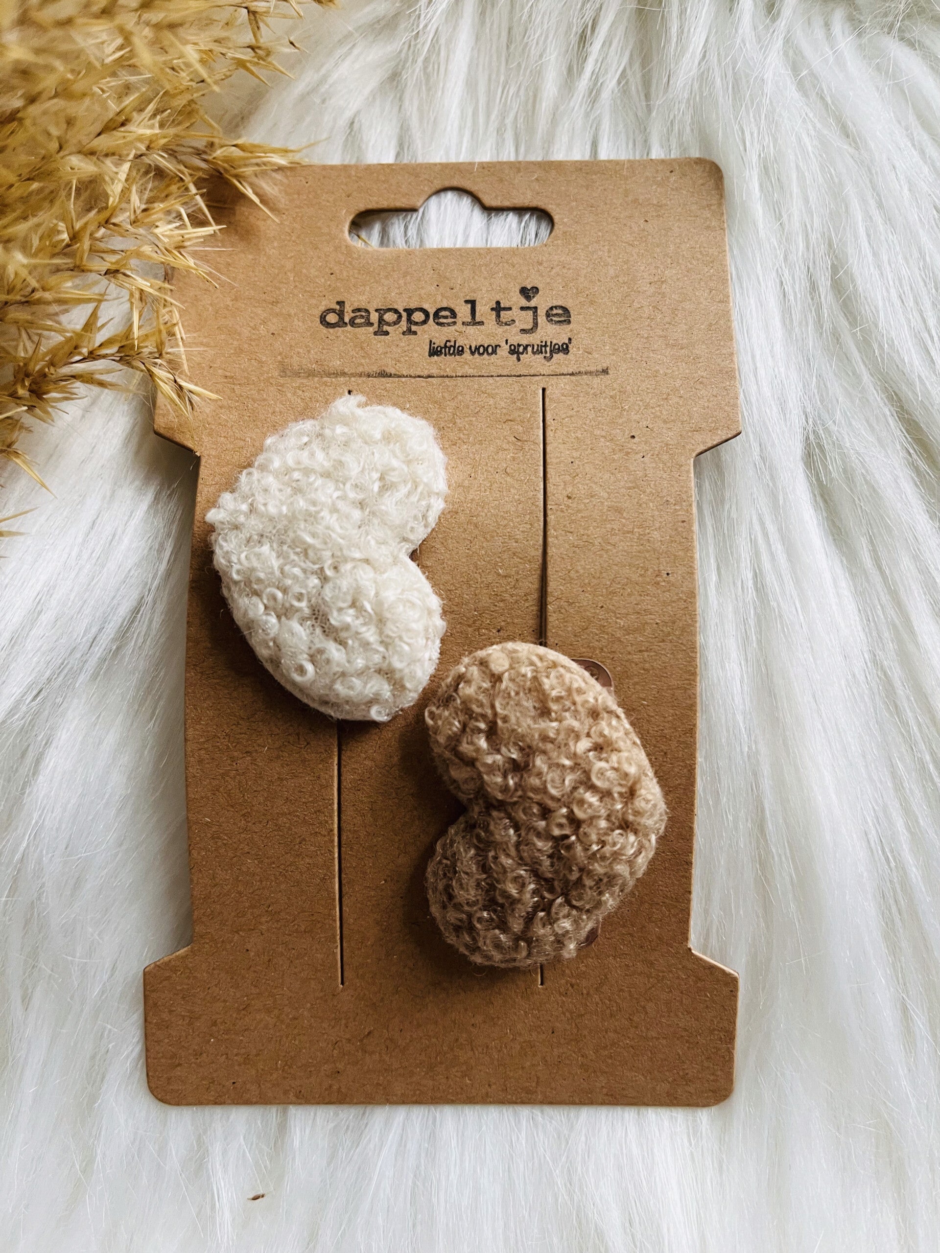 antislip speldje pluche hartjes