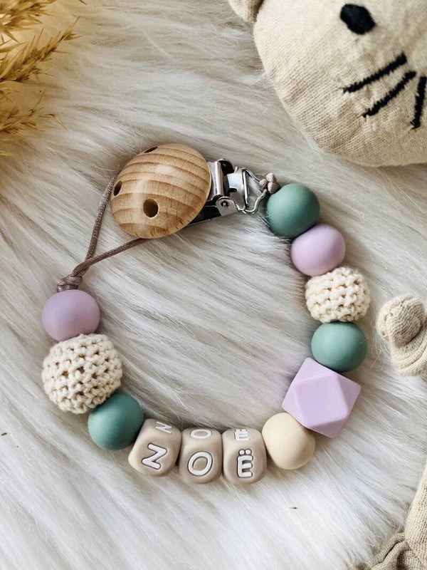 speenkoord lila/groen