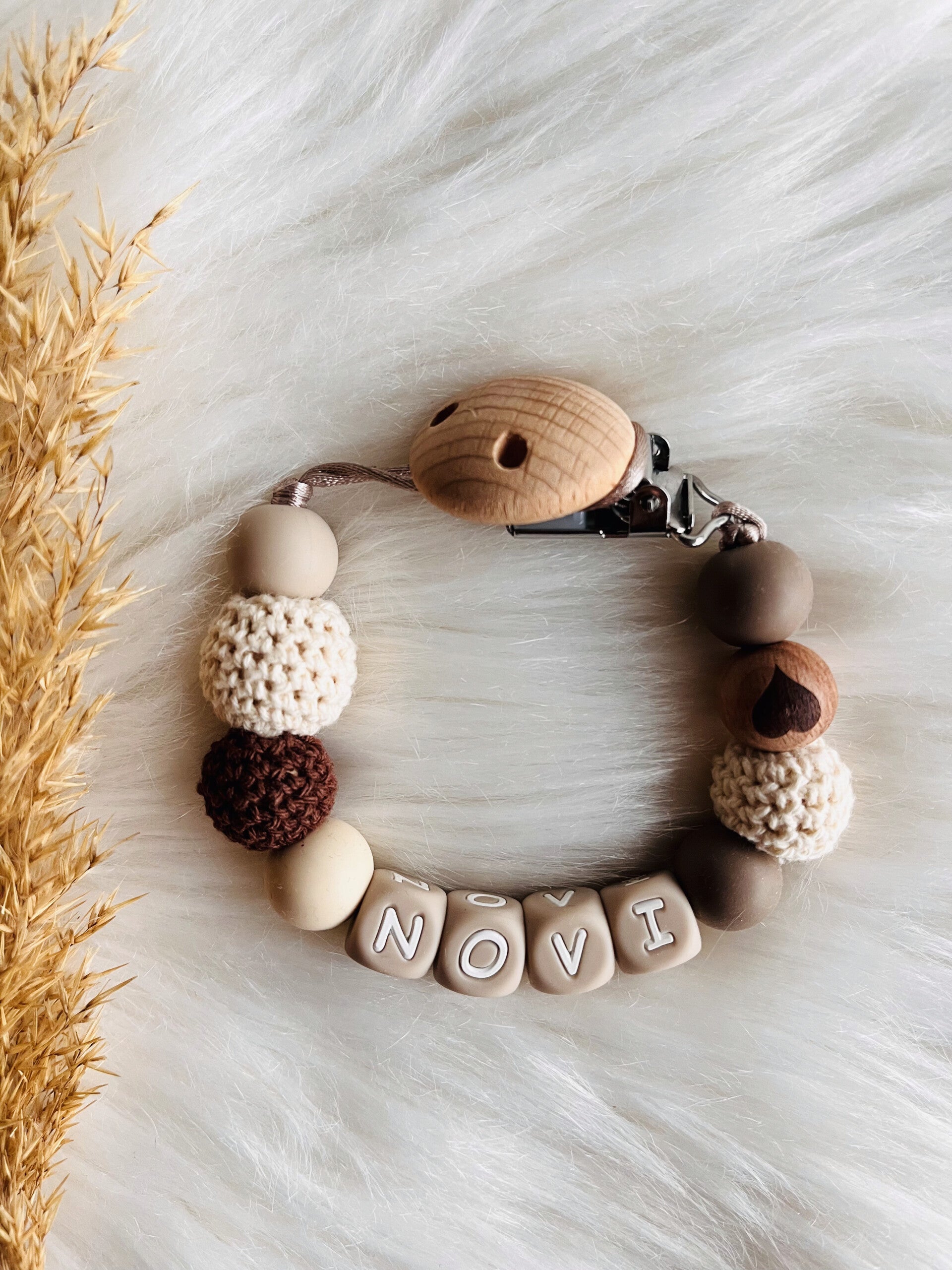 speenkoord hartje bruin