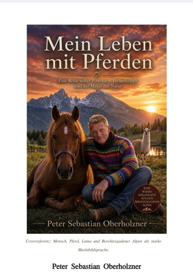 Buchcover "Mein Leben mit Pferden"