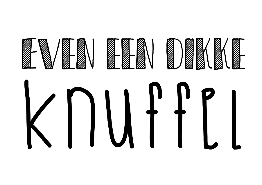 Even een dikke knuffel 