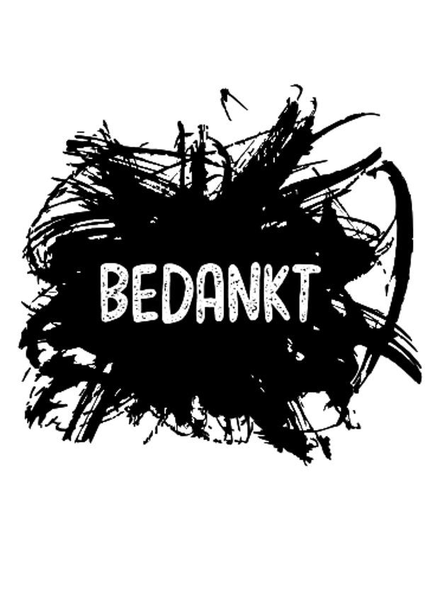 Bedankt 