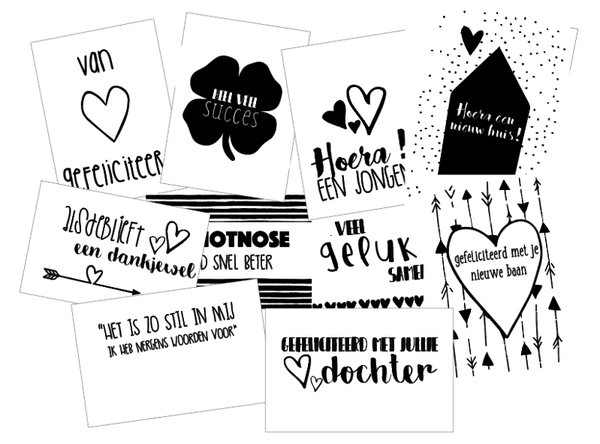 Kaartenset 'Momenten' 