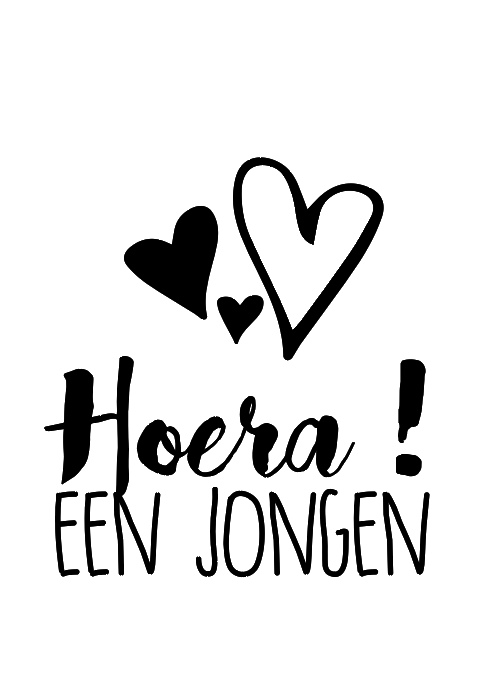 Hoera! Een jongen 
