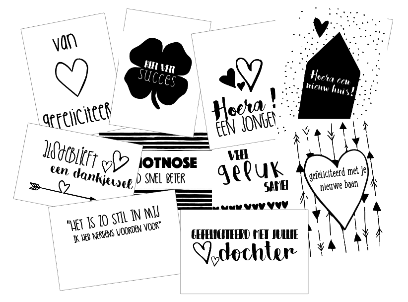 Kaartenset 'Momenten' 