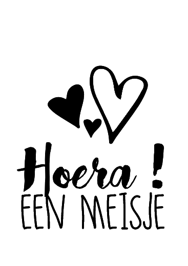 Hoera! een meisje 