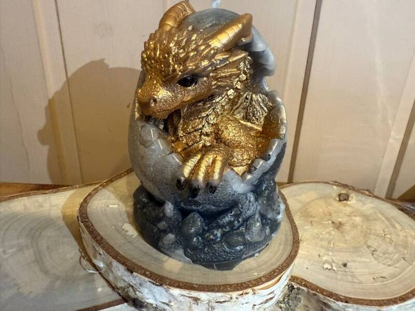 Drachen Ei Kerze