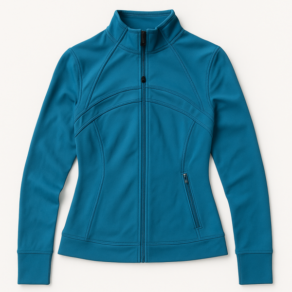 Blue defined jacket