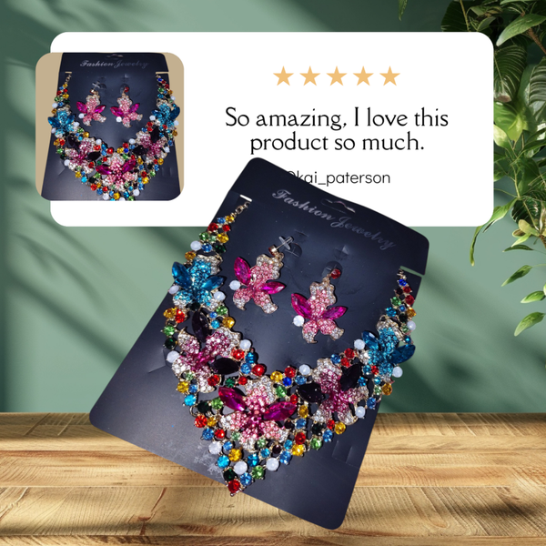 Conjunto bisutería de lujo Gitana