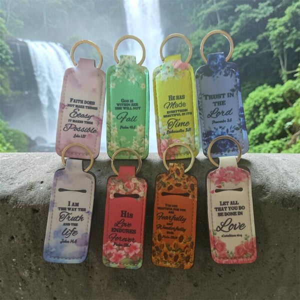 Jolies Levres Clear Lip-gloss with Scripture Keychain