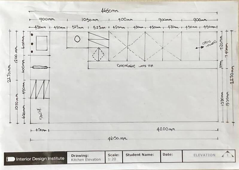 Kitchen Cabinetry elevation