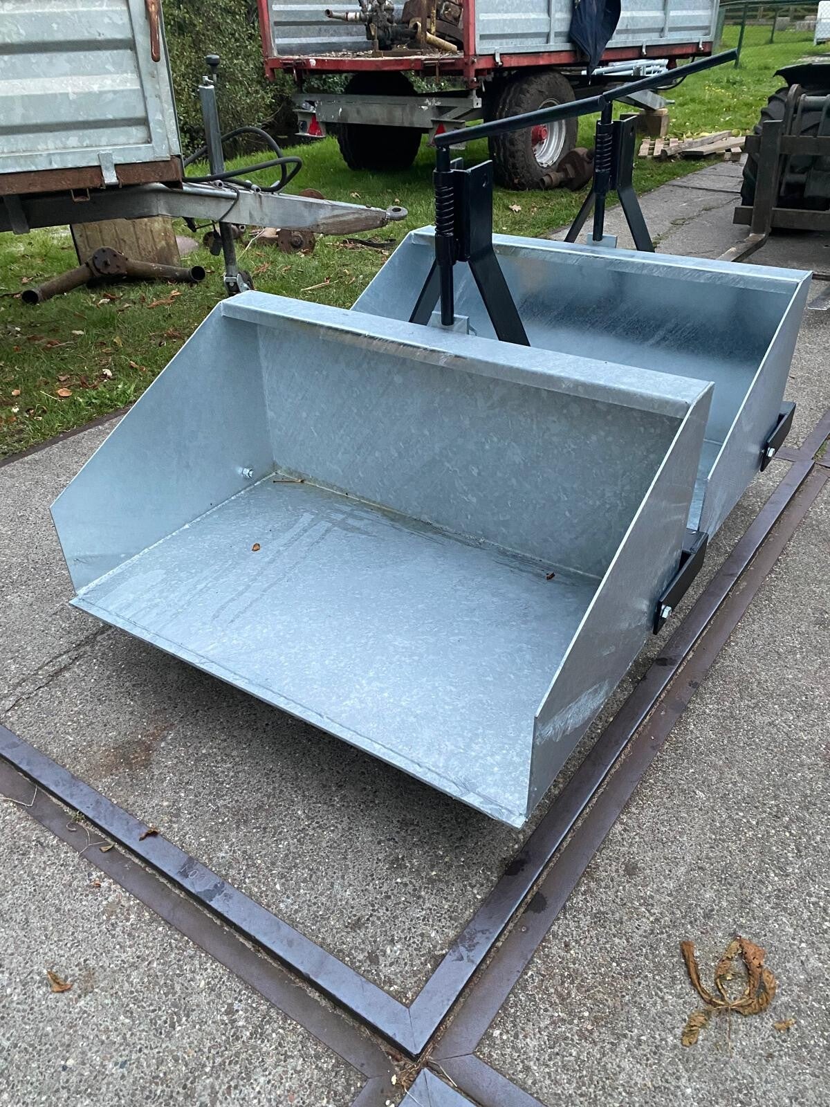 Grondbak 100 cm gegalvaniseerd