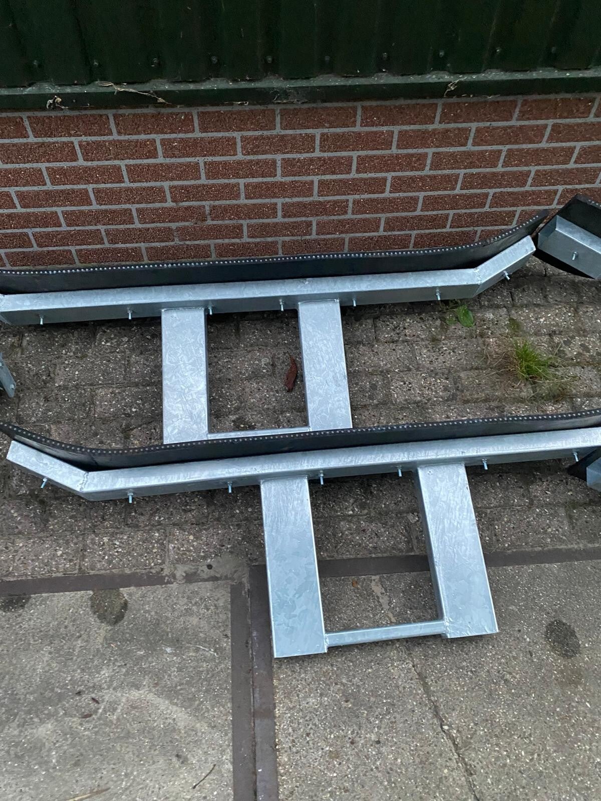 Rubberschuif 150cm met lepelinsteek