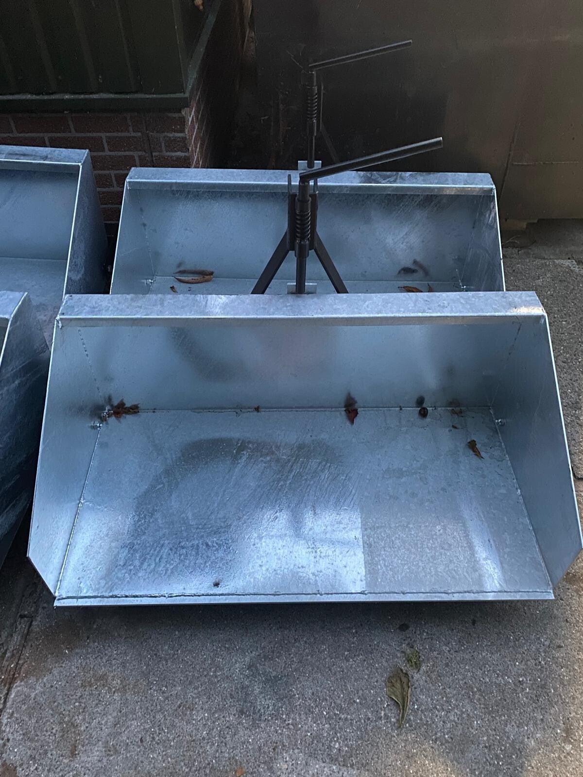 Grondbak 120 cm gegalvaniseerd