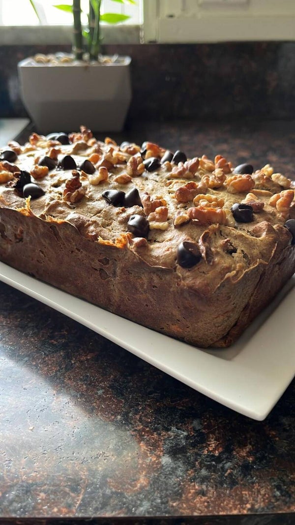 Gourmet Carrot Walnut Cake with Dark Chocolate